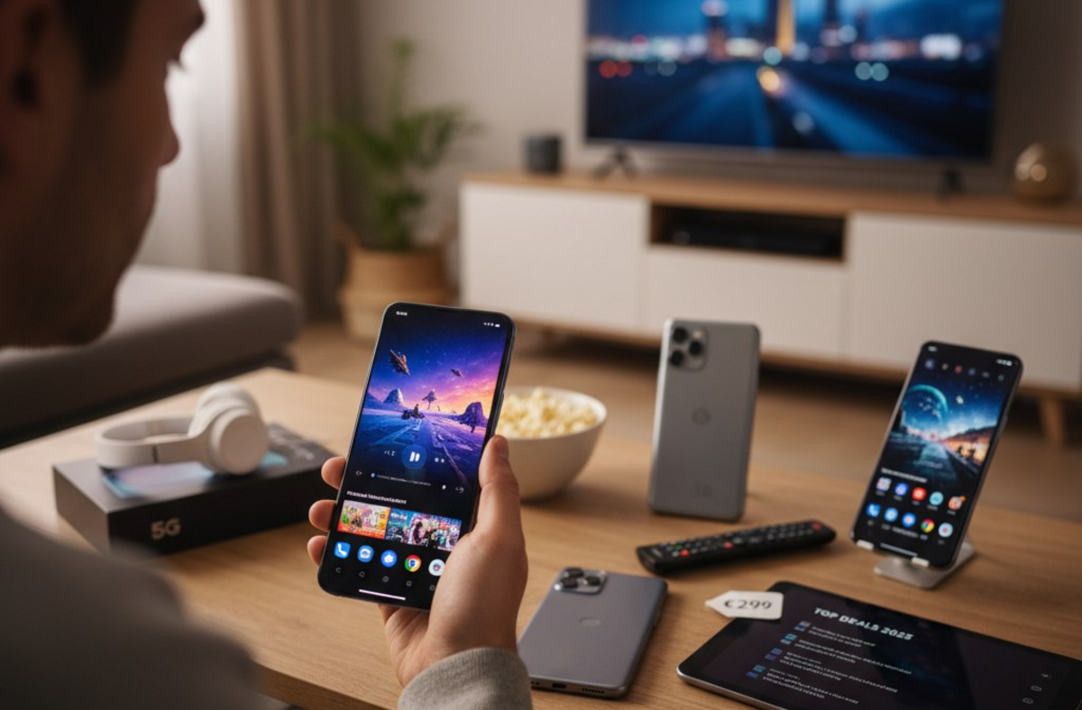 Comment choisir un smartphone 5G abordable pour le streaming de films et de séries: les meilleures offres 2025